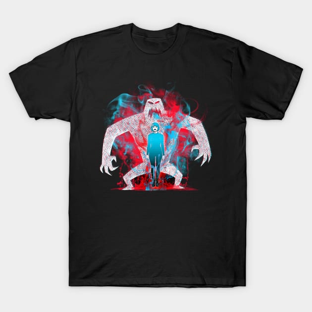 The Machine that Bleeds T-Shirt by victorcalahan